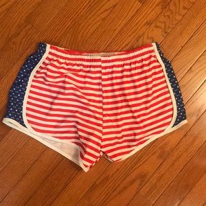 Phi Mu Shorts in Red, White, & Blue by Krass & Co